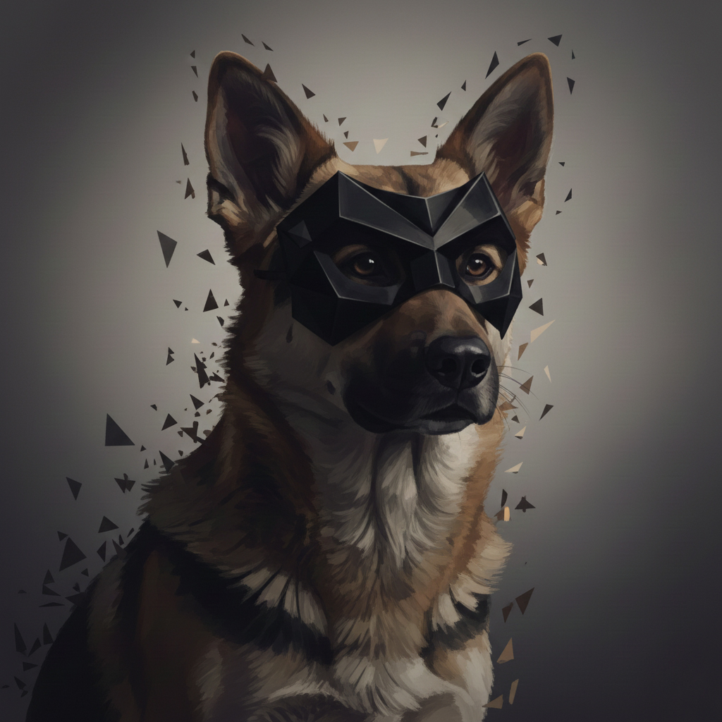 Питомец Гимли — цифровая визитка LUNAWOLF